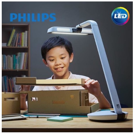 Đèn bàn LED Philips EyeCare Strider 66111, cảm ứng 4 cấp,7.2W- Hàng nhập khẩu chính hãng