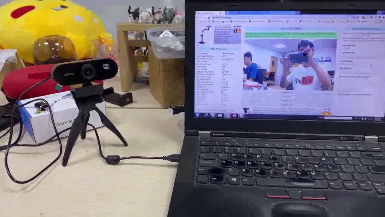 [4K NÉT GẤP 4 FULLHD] Webcam máy tính 4K - 38400 x 2160p và 2K - 2560 x 1440p - Thu hình cho máy tính, pc, TV, để bàn | BigBuy360 - bigbuy360.vn