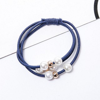 Dây Cột Tóc - Thun Cột Tóc Đính Đính cườm, Nhiều màu sắc