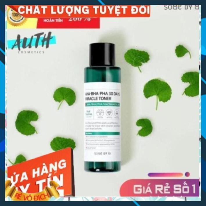 [FREESHIP]-Nước Hoa Hồng Giảm Mụn Some By Mi AHA-BHA-PHA 30 Days Miracle Toner 150ml