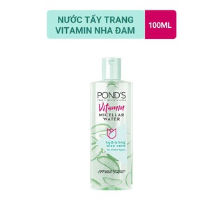 [HB GIFT]_Nước tẩy trang Vitamin và Nha đam khóa ẩm Pond's Micellar Water 100ml