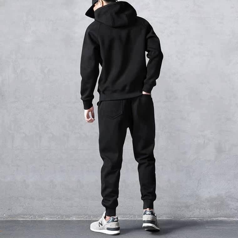 Bộ nỉ nam nữ thể thao thu đông adidas siêu dày, bộ hoodie nam nữ cực ấm đủ size từ 45kg-85kg