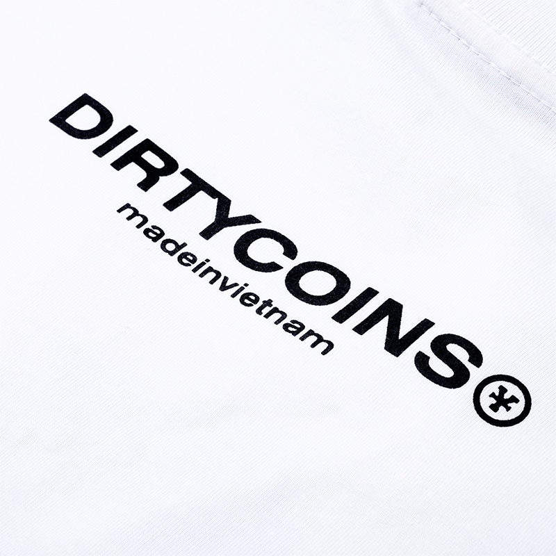 Áo thun DirtyCoins x OnePiece Straw Hat T-shirt - White