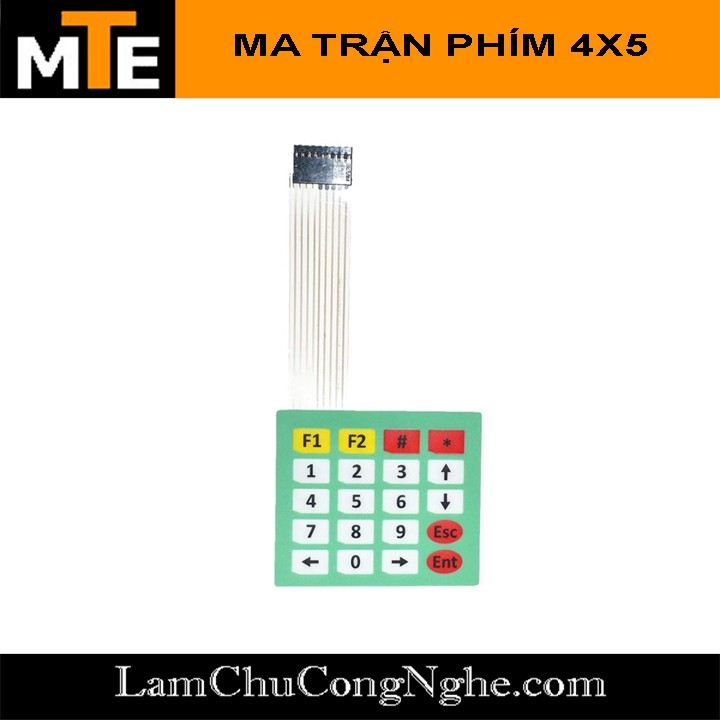 Bàn Phím Ma Trận Mềm 4x5 keypad loại dán