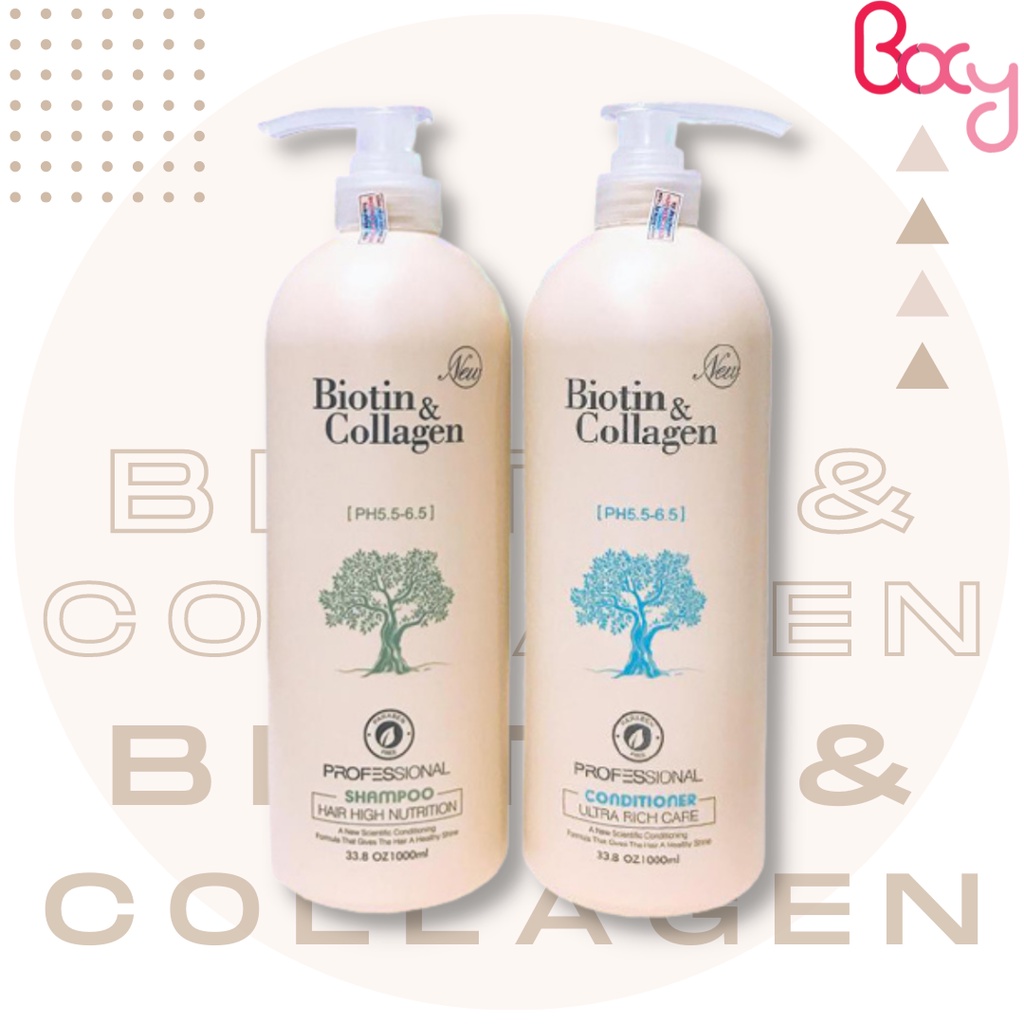 Dầu Gội Xả Biotin Collagen 500ml