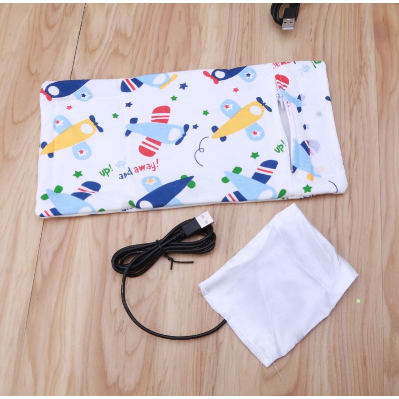 Túi Đựng Bình Sữa Giữ Nhiệt Usb Di Động Tiện Dụng Cho Bé