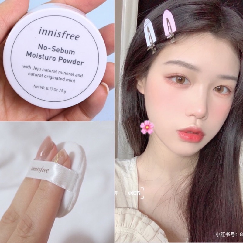 Phấn phủ kiềm dầu Innisfree No Sebum các dòng