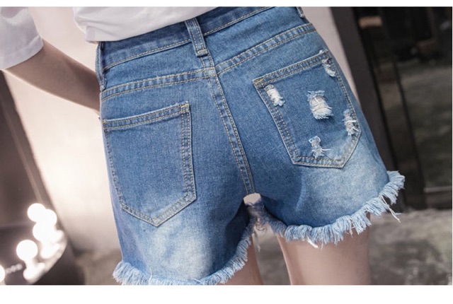 Quần short big size rách tua rua bao đẹp size lớn 75-85kg