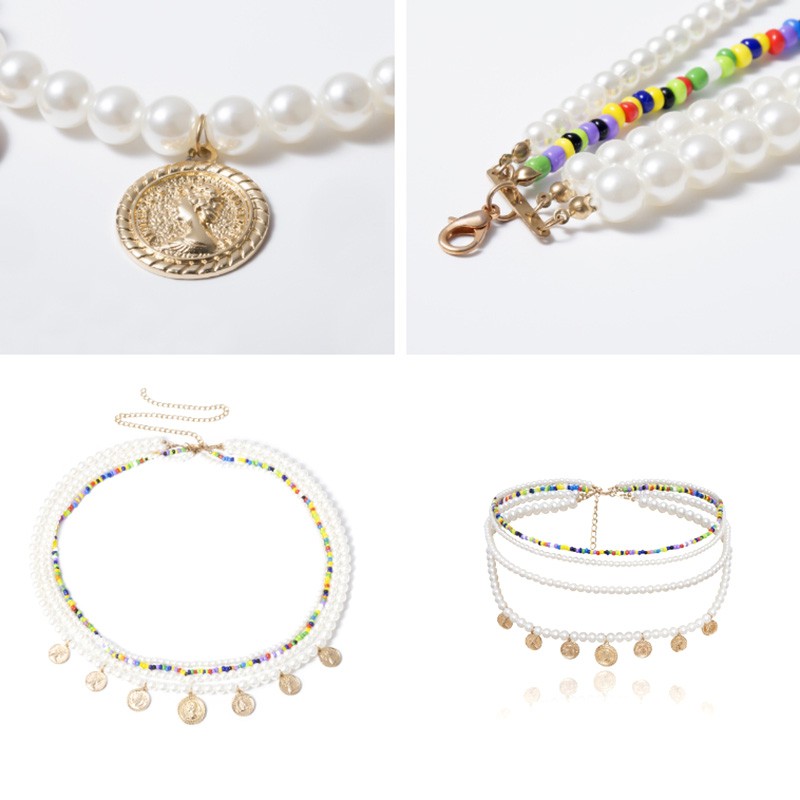 Thắt Lưng Dây Xích Phối Ngọc Trai Giả Thời Trang Cho Nữ