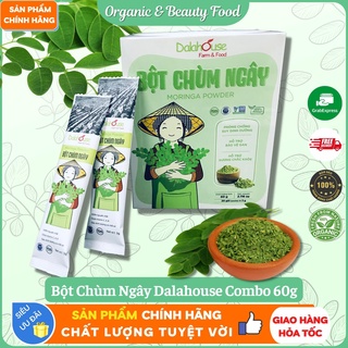 Bột Chùm Ngây Dalahouse - Bột Chùm Ngây Hữu Cơ Nguyên Chất Sấy Lạnh Dalahouse - Hộp 60g