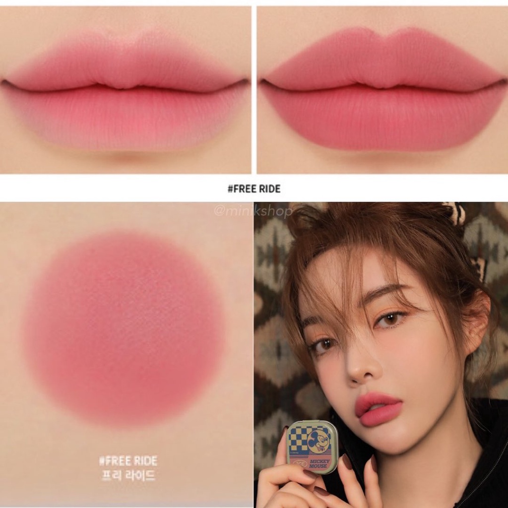 Son màu đa năng 3.CE Mickey Mouse Lip Color Balm ( Mẫu Mới - Phiên bản giới hạn)