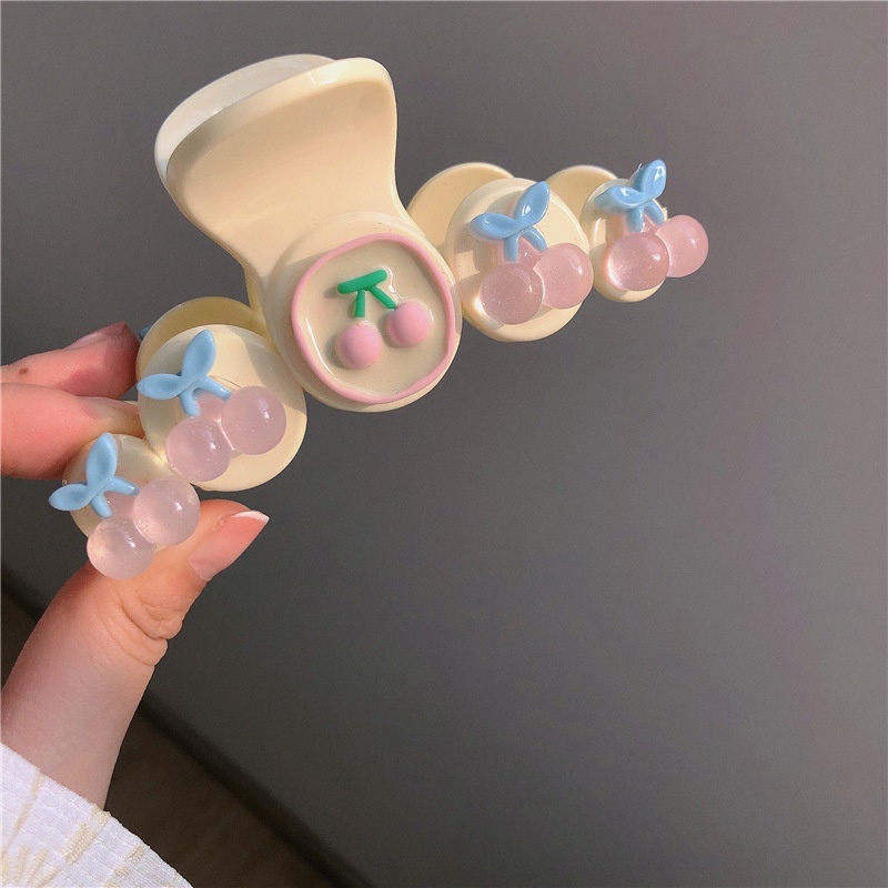 Kẹp Tóc Hình Trái Cherry Phong Cách Hàn Quốc Dễ Thương Dành Cho Nữ
