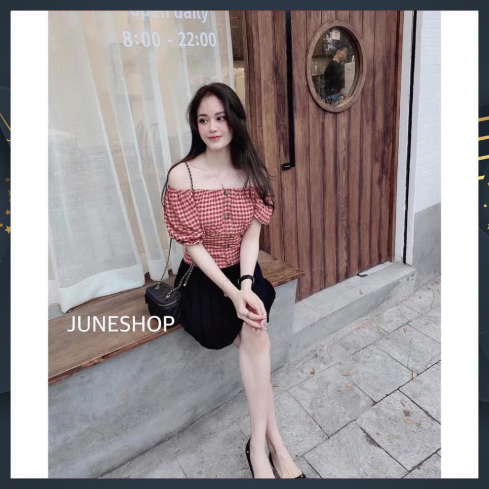 Set Bộ Nữ, Set Chân Váy Xòe Mix Áo Trễ Vai Siêu Xinh Hàng QC Cao Cấp Loại 1 | BigBuy360 - bigbuy360.vn