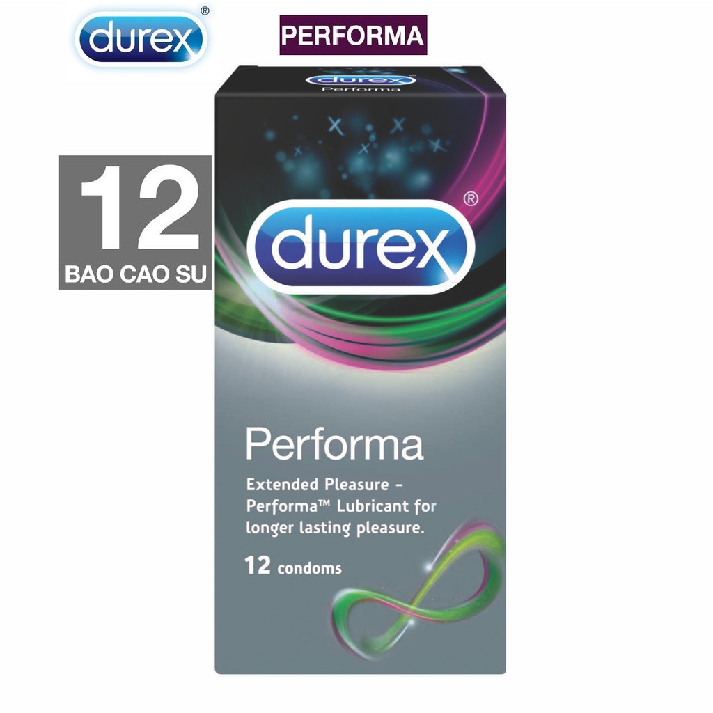 12 Bao cao su Durex Performa