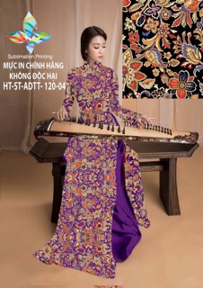 Bst vải áo dài Hoa văn độc đáo 🌼