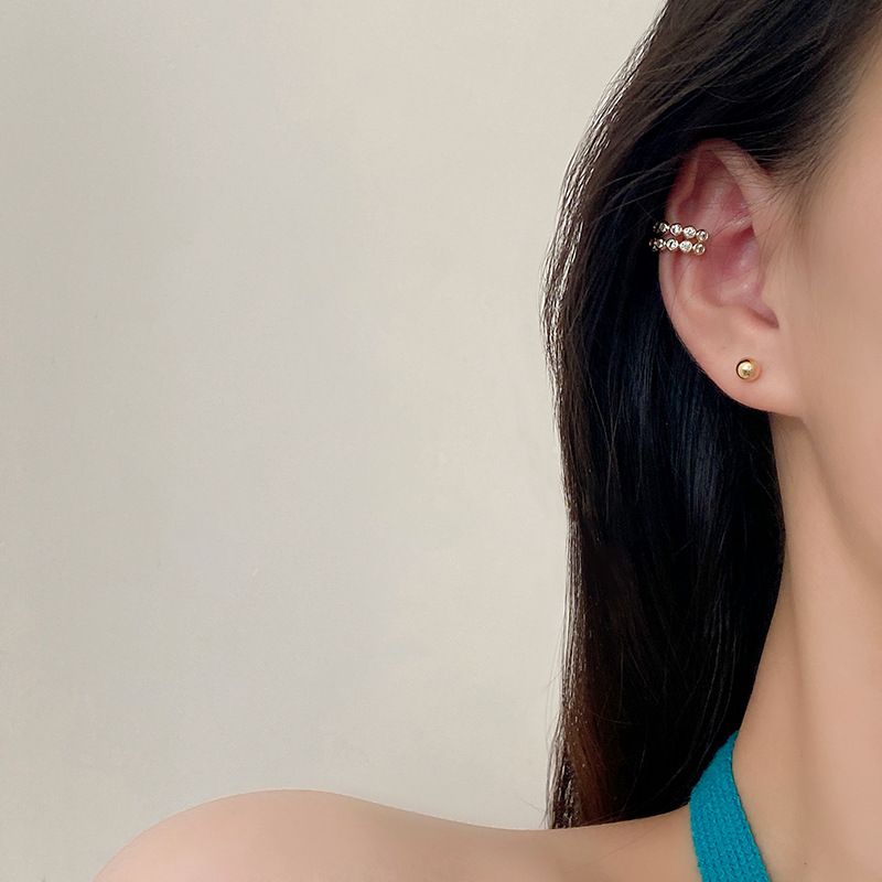 Khuyên tai bạc S925 - Hoa tai bạc Ý 1 kẹp vành 1 xỏ khuyên cá tính, trẻ trung Zaza accessories ZHT0080