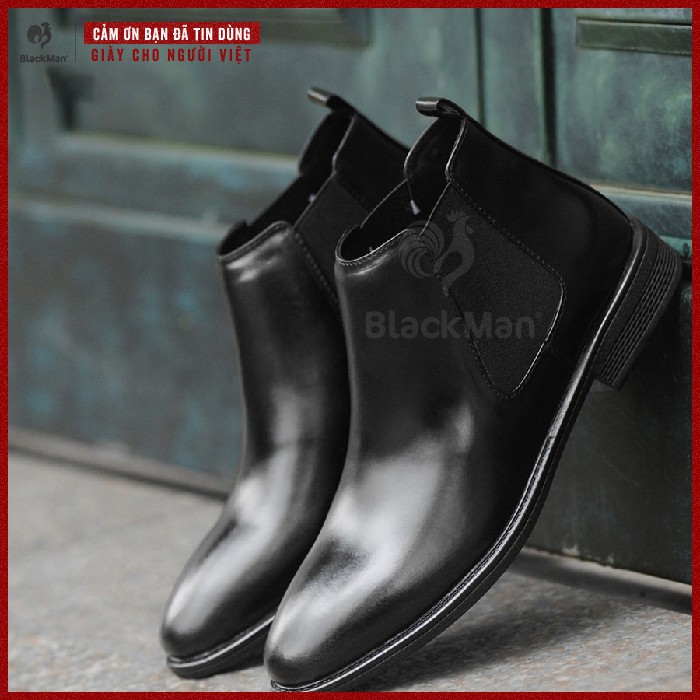 💥Giày Nam da bò nguyên tấm - ✅ Giày Cao Cổ Da Trơn-Chelsea Boots cho phái mạnh ✅ Mã GC45