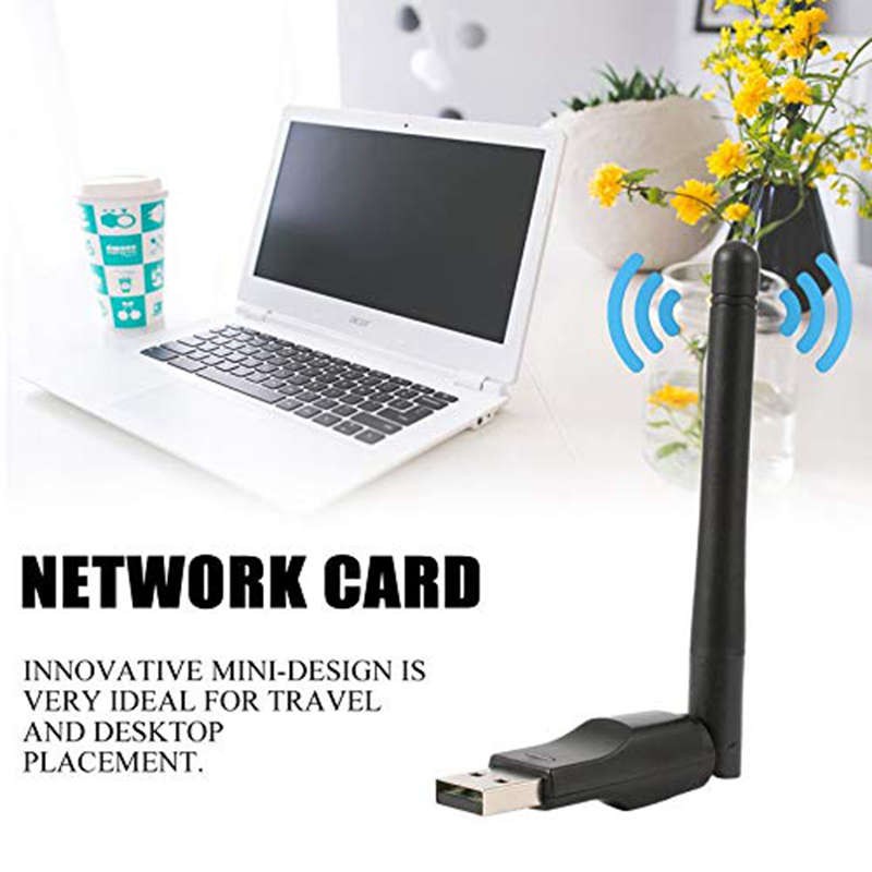 Wireless Wifi Network Adapter 150M Usb Network Card For Pc Laptop Wifi Receiver External Wi-Fi Dongle Antenna | BigBuy360 - bigbuy360.vn