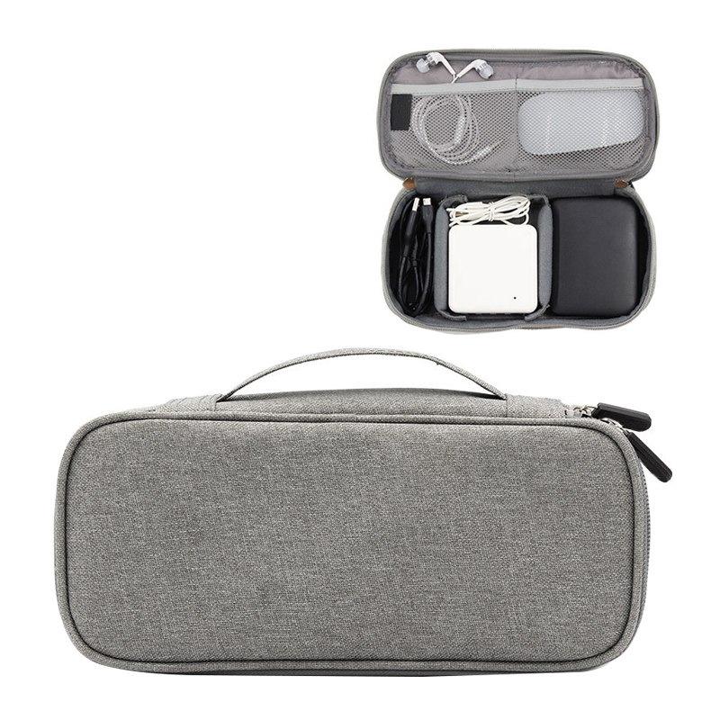 Túi đựng dây cáp sạc , điện thoại bằng vải Oxford thời trang