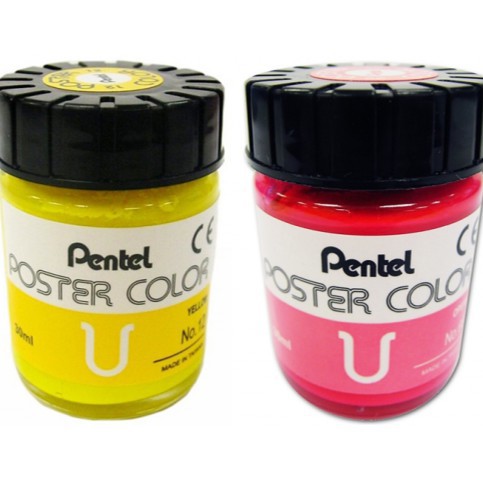 Màu nước pentel poster color lẻ 30ml