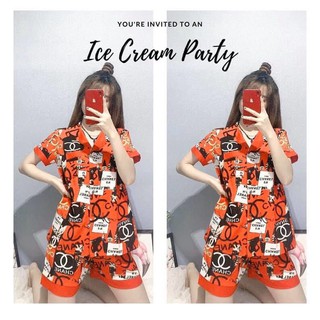Đồ bộ pijama lụa hàn