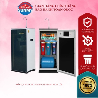 Máy lọc nước r.o 10 lõi sunhouse sha88116k- miễn phí lắp đặt nội thành hà nội, miễn phí vận chuyển toàn quốc