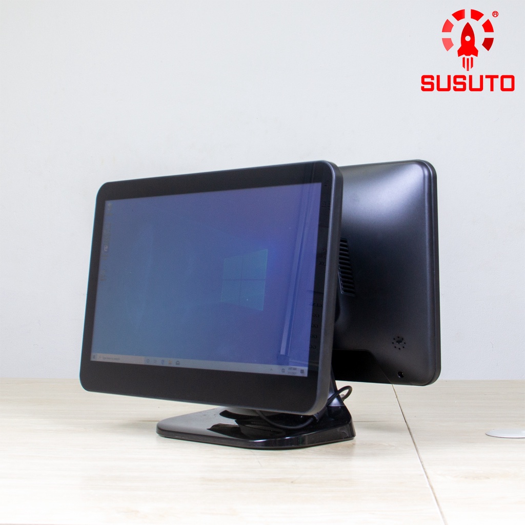 Máy POS bán hàng SC-110AS (J1900, 4G DDR RAM, 64G SSD, 15 inch, Black, 2 màn) | BigBuy360 - bigbuy360.vn