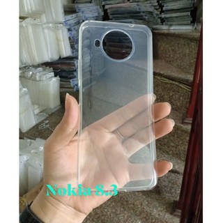 Ốp lưng dẻo Silicon trong suốt Nokia 8.3