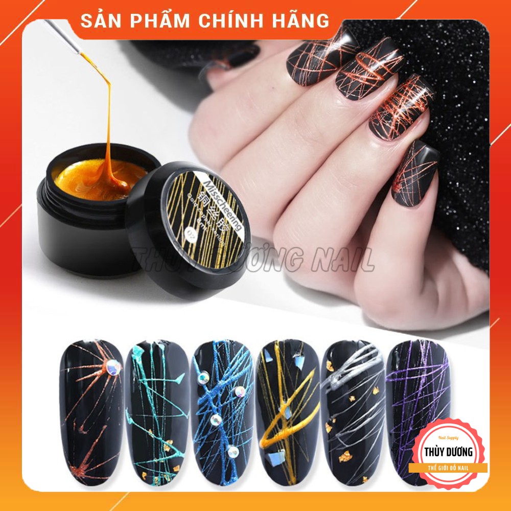 Gel nhện nhũ trang trí móng 8ml