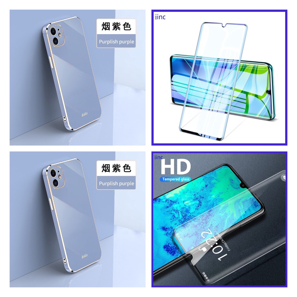 Ốp lưng Vivo Y19 Case Bảy màu Vỏ điện thoại kết cấu sang trọng + Phim bảo vệ