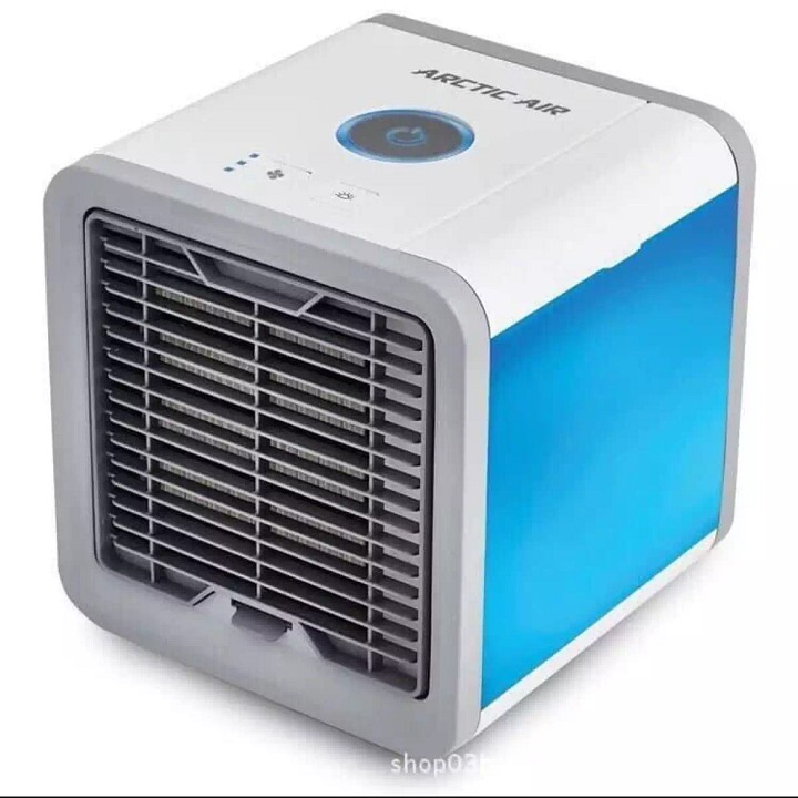 Quạt đá điều hòa hơi nước mini để bàn - Quạt điều hòa mini có khay chưa đá - nhà của min