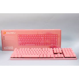 Combo Bộ Gaming Dareu Màu Hồng: Bàn Phím EK810 + Chuột Không Dây Em901 + Tai Nghe EH469 + Bàn Di ESP100