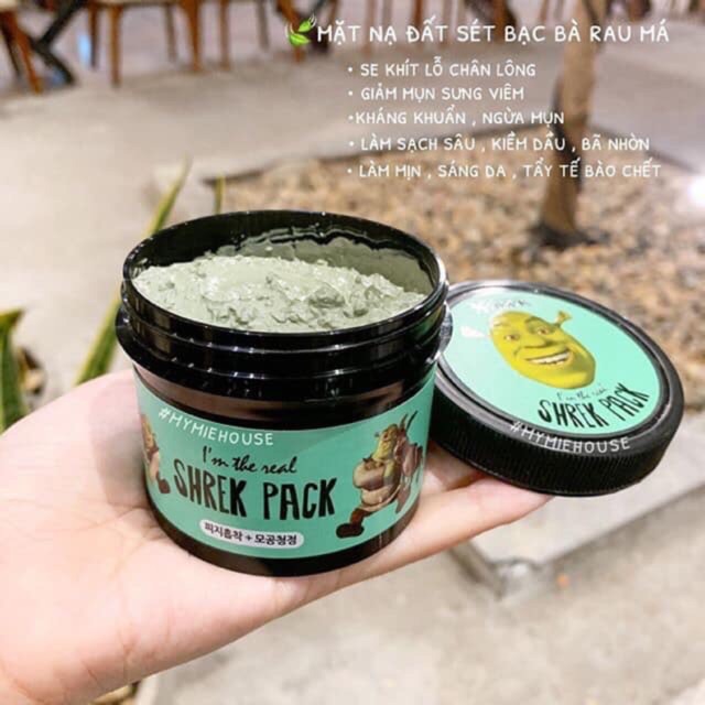 Mặt nạ đất sét bùn non bạc hà Shrek Pack