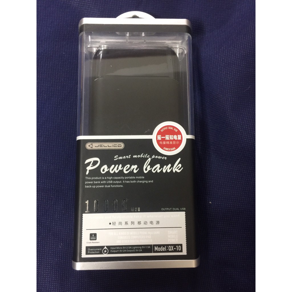 Sạc dự phòng cao cấp JELLICO QX10 11.000MAH