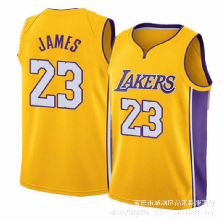 Quần Áo Bóng Rổ Nba Đội Lakers James Thời Trang Năng Động