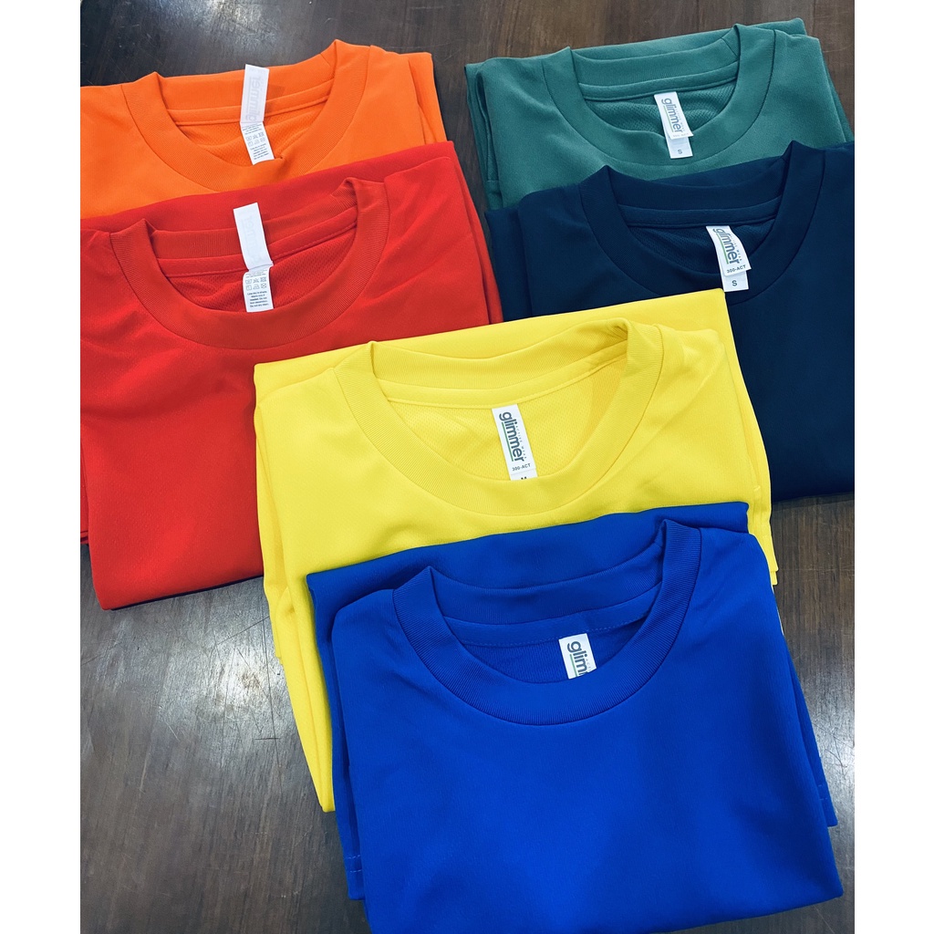Áo thun tay lỡ, áo phong thể thao nhiều màu phong cách Unisex vải thấm hút mồ hôi tốt