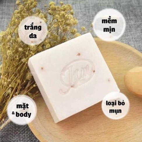 Xà Phòng Cám Gạo Jam Rice Milk Soap Thái Lan 75G