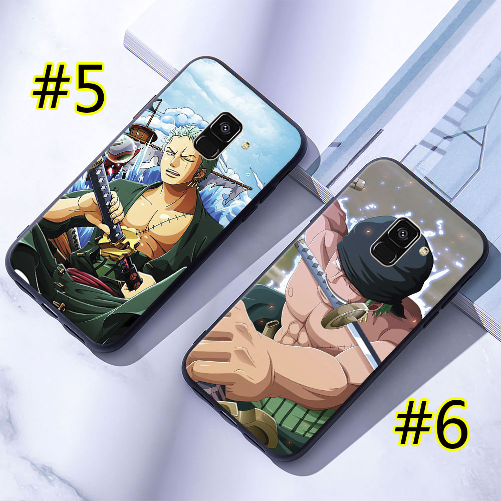 Ốp Điện Thoại Mềm Samsung Galaxy A6 / A8 Plus / A7 / A9 2018 Roronoa Zoro One Piece