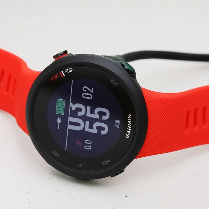 Đồng hồ thông minh Garmin Forerunner 45 Đỏ kháng nước 5ATM theo dõi nhịp tim màn hình MIP - Chính hãng BH 12 tháng