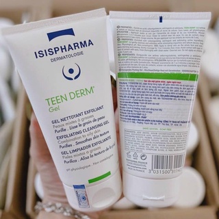 Teen Derm Gel Isis Pharma Sữa Rửa Mặt Giảm Nhờn, Ngừa Mụn 150ml