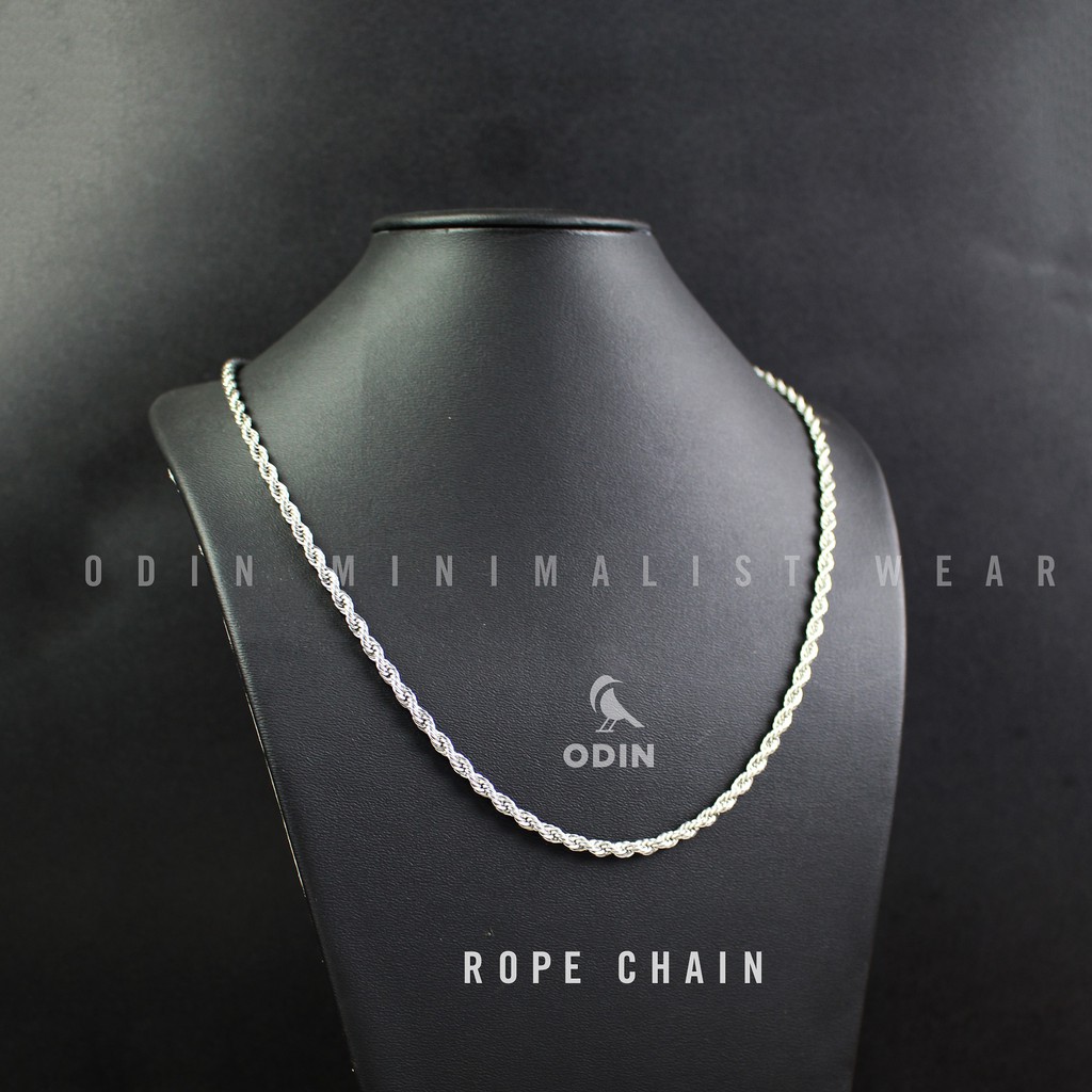 Vòng cổ Chain Titanium - Thép Titan KHÔNG GỈ