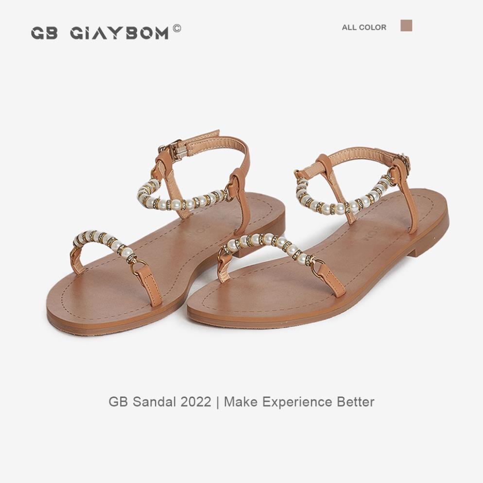 Giày Sandal nữ giayBOM đế bệt GB00117 JU
