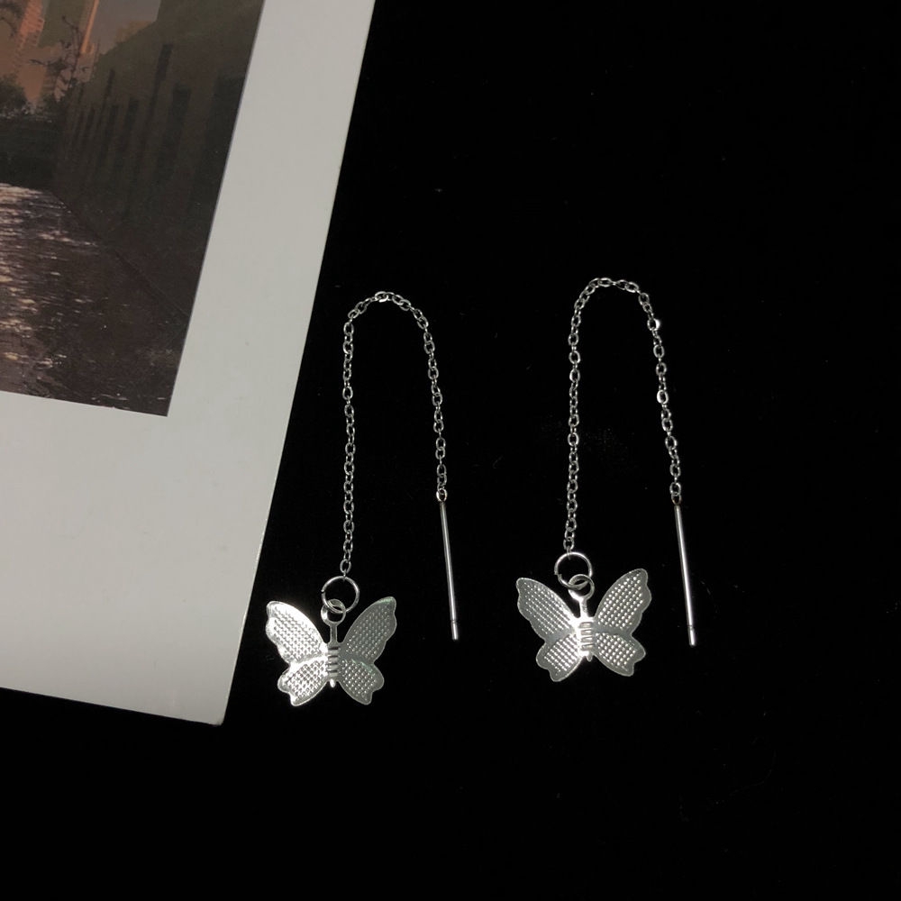 Khuyên tai 22440 hình bướm nhỏ tươi mới thanh lịch độc đáo phong cách tiên nữ dịu dàng