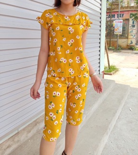 BỘ LỤA MẶC NHÀ SIÊU MÁT (ẢNH THẬT 100%)