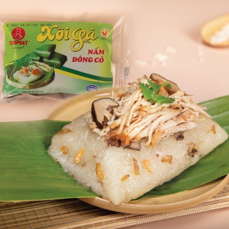 Xôi gà nấm đông cô Thọ Phát