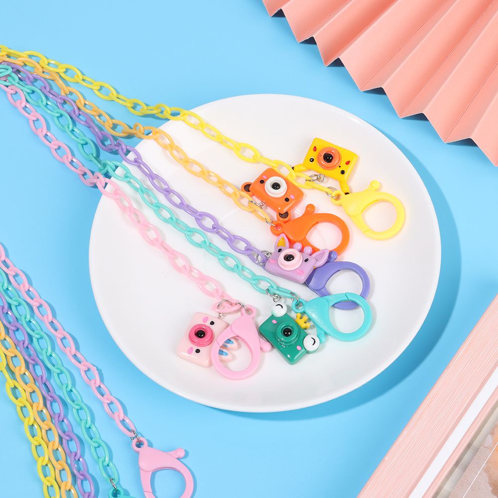 Dây đeo mắt kính chống trượt chống mất màu kẹo phong cách hoạt hình thời trang dành cho trẻ em