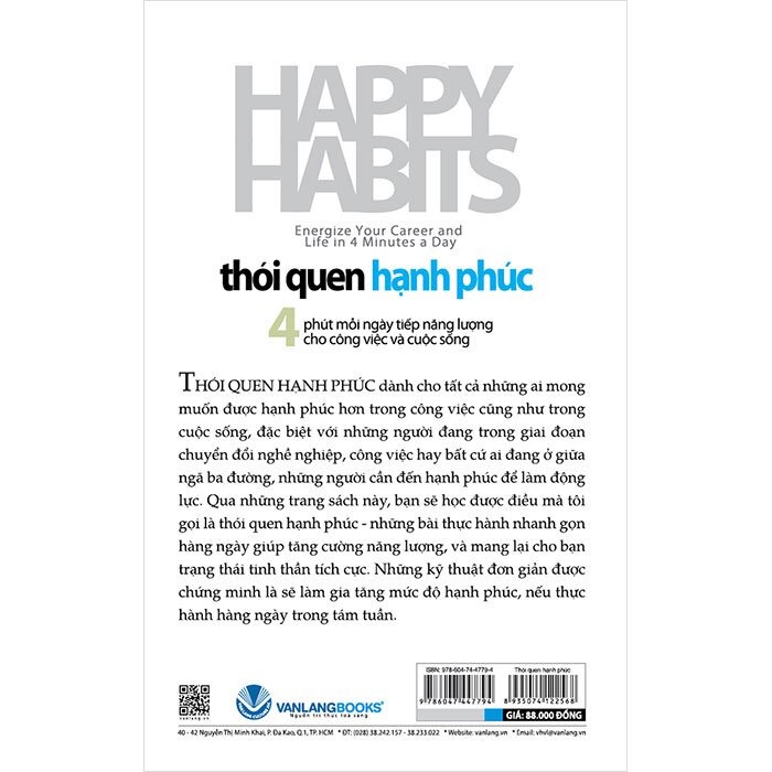 Sách - Thói Quen Hạnh Phúc
