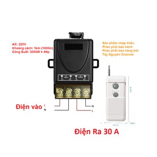 Công tắc điều khiển từ xa 1Km công suất lớn - Điều khiển từ xa