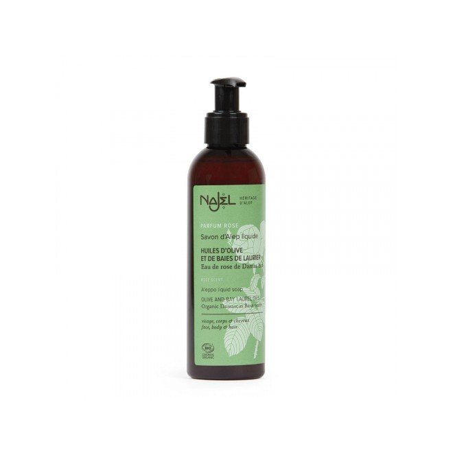 Sữa tắm và rửa mặt hoa hồng Najel 500ml, 1000ml | BigBuy360 - bigbuy360.vn