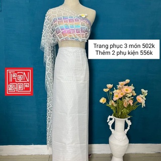Set Trang phục Thái Lan 3 món hàng sẵn
